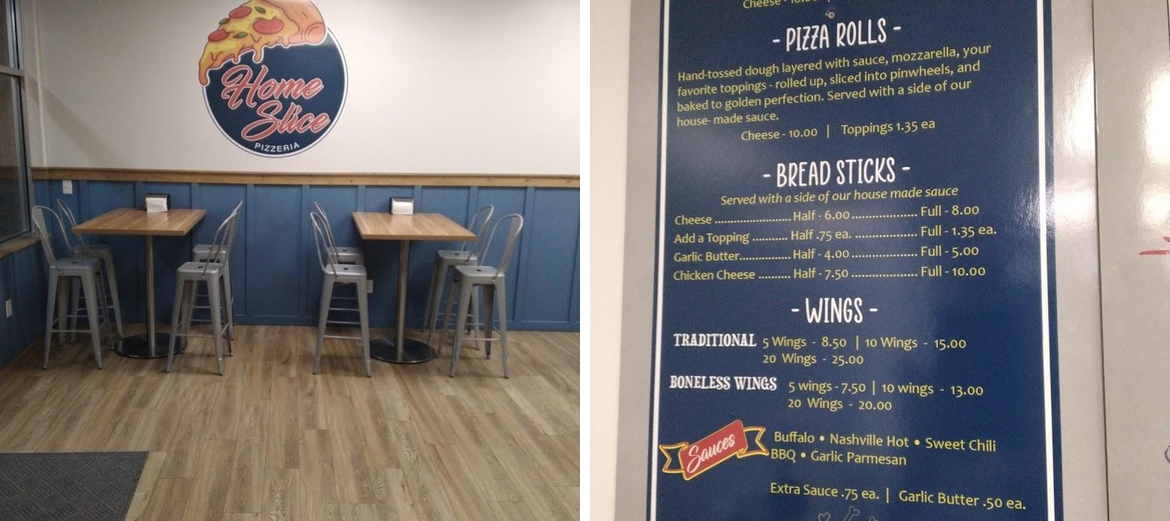 Home Slice Pizzeria pizza Menu