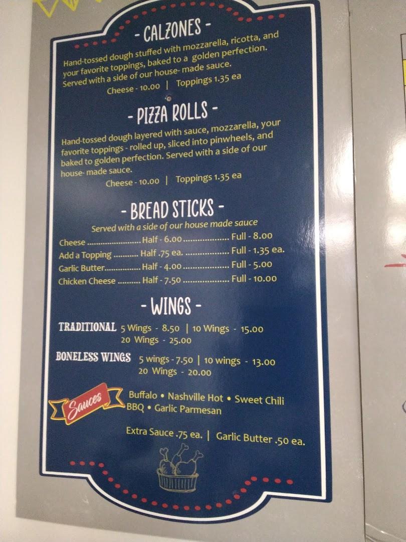 Home Slice Pizzeria pizza Menu